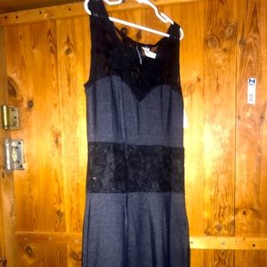 Black dress with lace size small